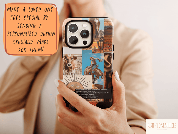 Western Cowboy Phone Case – Vintage Rodeo & American West Design
