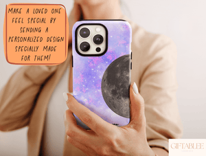 To The Moon And Back Phone Case – Romantic Matching Couple Gift