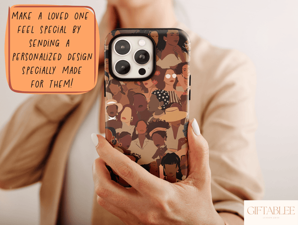 Black Women Phone Case – Stylish Art & Portrait Design