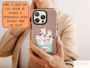 Purrfectly Silly – Funny Cat Phone Case