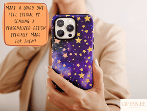 Twinkling Stars Phone Case – Dreamy Galaxy Celestial Design