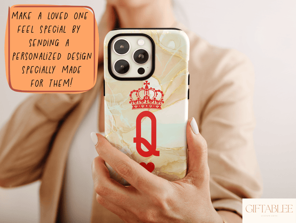 King And Queen Print Phone Case – Royal Couples