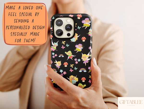 Butterfly Fairies Phone Case – Colorful Whimsical Fairy Garden Design