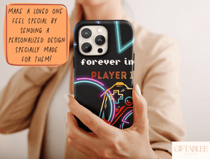 Forever In 2 Player Mode Phone Case – Matching Gamer Couple Case