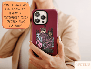 Pastel Tarot Phone Case – Vintage Tarot Card & Mystical Art Design