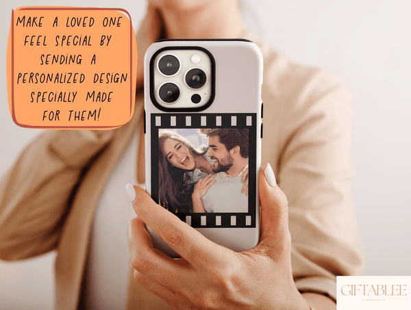 Personalized Photo Phone Case – Film Strip Memory Gift