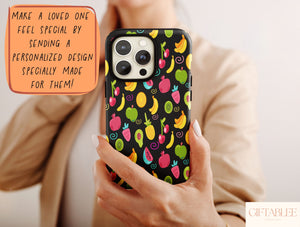 Summer Fruit Phone Case – Cute Kawaii Cartoon Fruit Pattern Cover