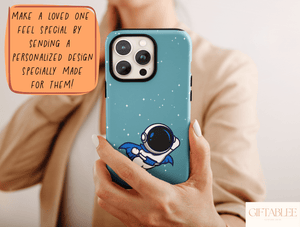 Astronaut Couple Phone Case – Cute Space Lover Gift