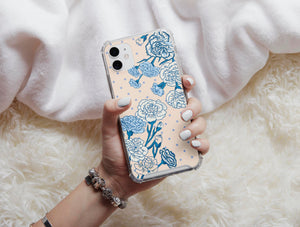 Blue Carnation Phone Case – Flower Lovers