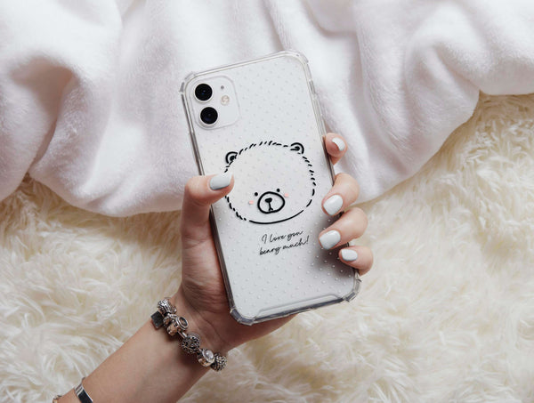 Beary Much Love – Couple Bear Phone Case