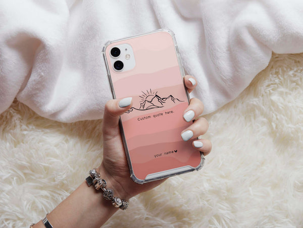 Custom Quote Phone Case – Personalized Nature Quote Phone Cover