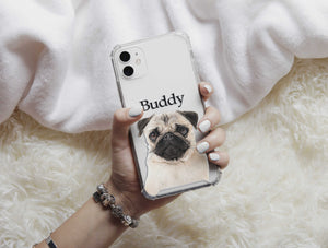 Pet Painting Portrait Phone Case – Pet Lovers
