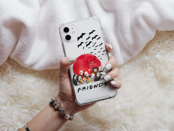 Horror Friends Phone Case – Retro Horror Movie Fan Halloween Accessory