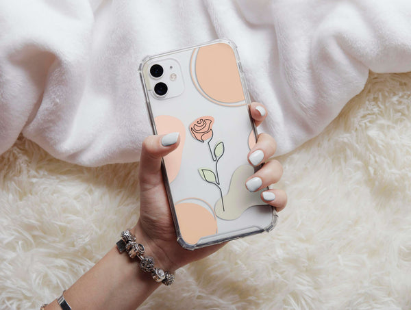 Modern Bloom – Floral Line Art Phone Case