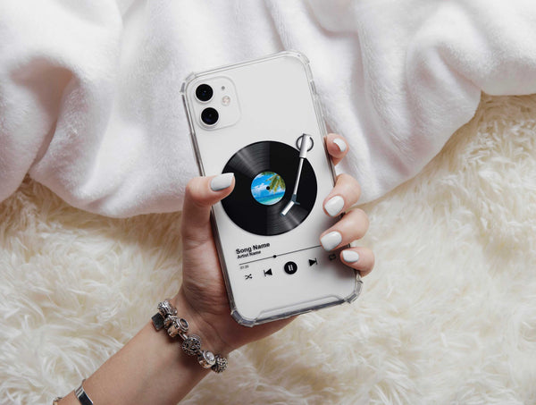 Music Vinyl Phone Case – Personalized Retro Record Player Design