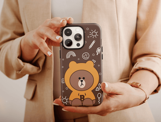 Kawaii Bear Phone Case, Cute Kawaii Bear Phone Case, Kawaii Phone Case, Bear Case, Cute Bear Phone Case, Bear Phone Case For Men And Women