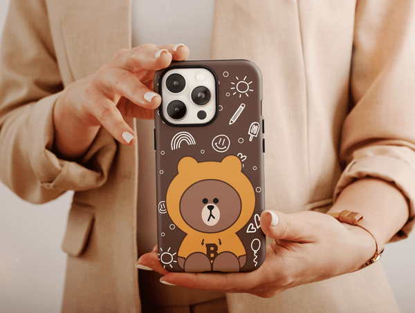 Kawaii Bear Phone Case – Cute Cartoon Bear Protective Cover