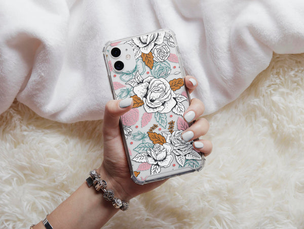 Rose Floral Art Print Phone Case – Flower Lovers