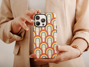 Retro Patterns Phone Case – For Retro & Boho Lovers