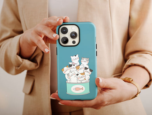 Funny Cat Phone Case, Funny Gift Phone Case For Cat Lover Birthday Gift, Cute Phone Case, Cat Phone Case, Funny Phone Case Gift For Her