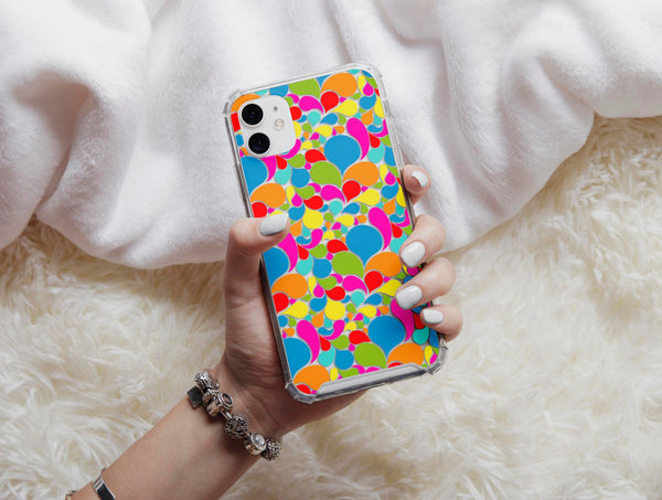 Colorful Abstract Phone Case – Modern Geometric Art Design