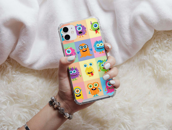Monster Cartoon Creature Phone Case – Cute Colorful Kawaii Monster Design