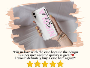 Personalized Name Phone Case – Modern Custom Typography Design