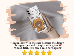 Kawaii Bear Phone Case – Cute Cartoon Bear Protective Cover