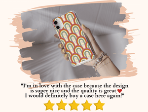Retro Patterns Phone Case – For Retro & Boho Lovers