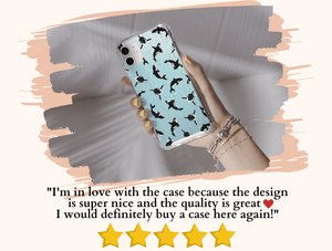 Orca Whale Print Phone Case – Ocean & Marine Life Design