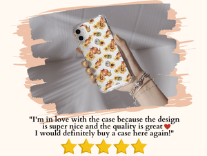 Autumn Pumpkin Phone Case – Sunflower & Harvest Fall Pattern