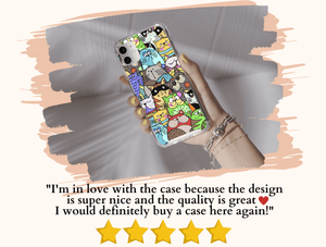 Cat Doodle Phone Case – Colorful Cat Lover