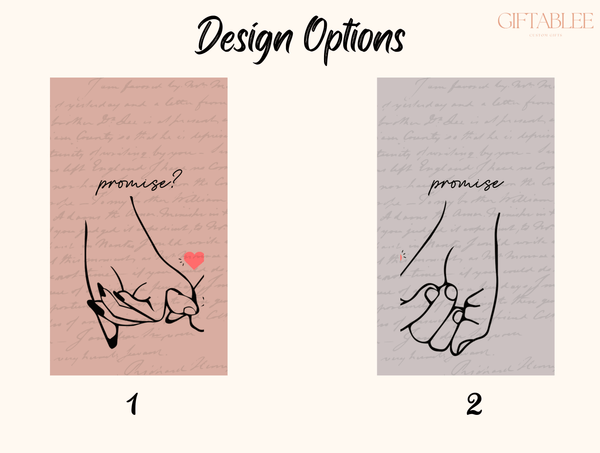 Couple Promise Phone Case – Matching Pinky Promise Design