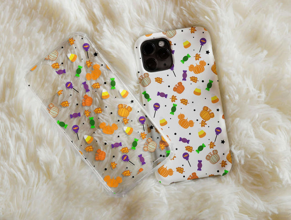 Spooky Mouse Phone Case – Cute Halloween Candy Pattern Accessory