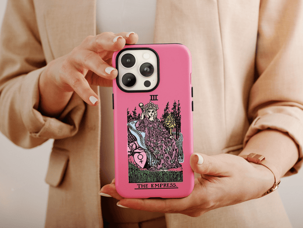 Pastel Tarot Phone Case – Vintage Tarot Card & Mystical Art Design