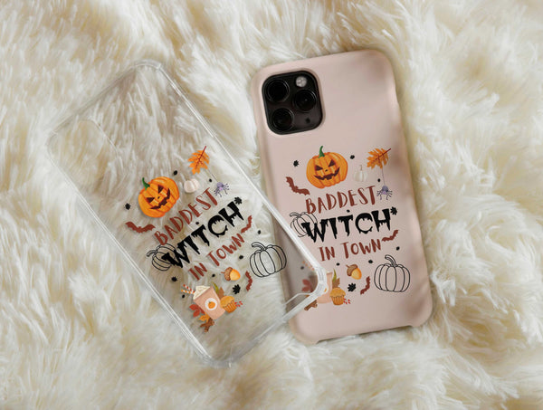 Baddest Witch In Town Phone Case – Cute Halloween Witch Accessory
