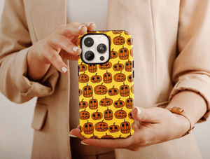 Jack O Lantern Phone Case – Spooky Pumpkin Faces for Halloween Fun