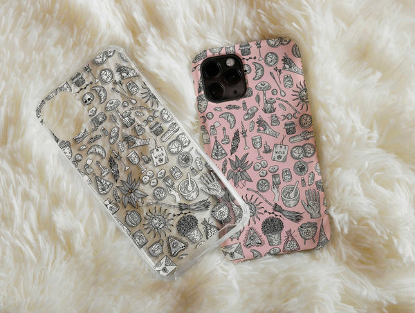 Witchy Goth Phone Case – Mystical Celestial Witchcore Art