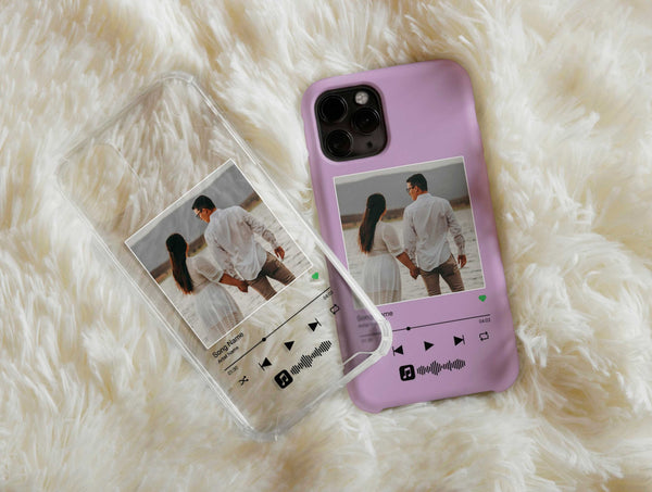Custom Playlist Phone Case – Personalized Photo, Song & Artist Music Design