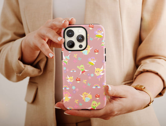 Butterfly Fairies Phone Case, Aesthetic Butterfly Phone Case For Women Birthday, Cute Phone Case, Floral Phone Case, Butterfly Fairy Case