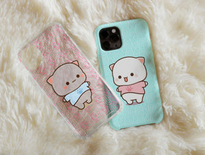Matching Cat Phone Case – Cute Kawaii Cat Couple Phone Cover