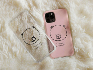 Beary Much Love – Couple Bear Phone Case