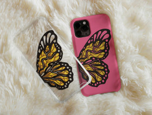 Butterfly Wing Phone Case – Colorful Artistic Butterfly Art