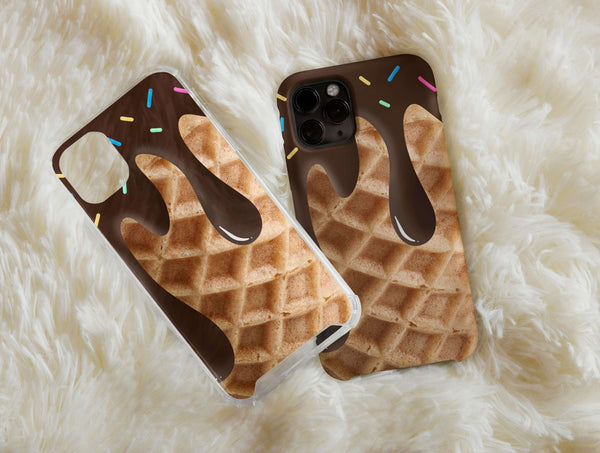 Chocolate Ice Cream Phone Case – For Dessert Lovers