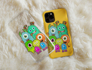 Candy Monster Phone Case – Cute Cartoon Monster Lovers