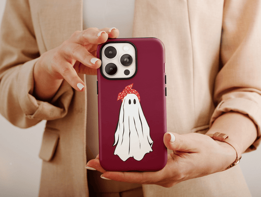 Ghost Halloween Phone Case, Ghost Phone Case For Men And Women Birthday Gift, Halloween Phone Case, Spooky Halloween Phone Case For Him/Her