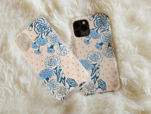 Blue Carnation Phone Case – Flower Lovers