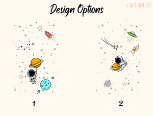 Cute Astronaut Phone Case – Cartoon Space & Colorful Galaxy Design