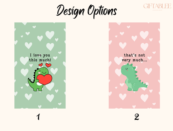 Funny Dinosaur Phone Case – Cute Matching Couple Dino Design