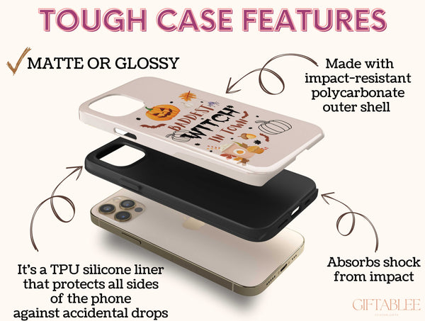 Baddest Witch In Town Phone Case – Cute Halloween Witch Accessory